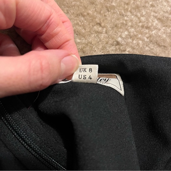 Temperley London Black Twist Millais Halter Short Sleeve Casual Maxi Dress - Picture 13 of 14